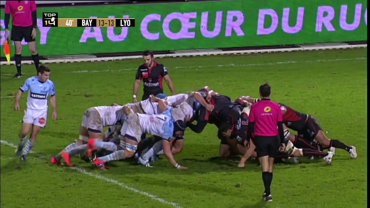 TOP14 - Bayonne-Lyon: 23-22  - J16 - Saison 2014/2015