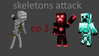 Skeletons Attack ep 3: Notre palais de 1m carré.(oui le palais est petit)