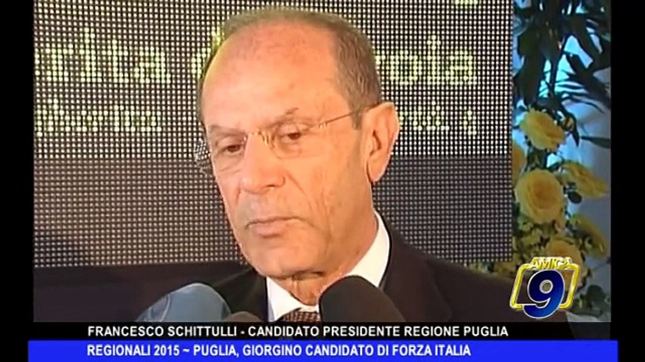 REGIONALI 2015 | Puglia, Giorgino candidato di Forza Italia