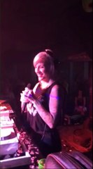 DJ @skullblondie tocando em Lagoa da Prata MG 10-01-2014