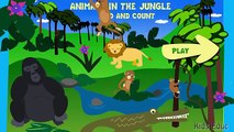 Animals Jungle Animation Learning, Flashcards, Find plus Count, Preschool and Kindergarten Activitie