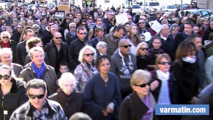 Charlie Hebdo: au fil  du cortège à Toulon