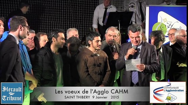 ST THIBERY - 2015 - Les VOEUX de l' AGGLO CAHM 2015 Cérémonie des voeux de l'agglomération : Les médaillés 2015