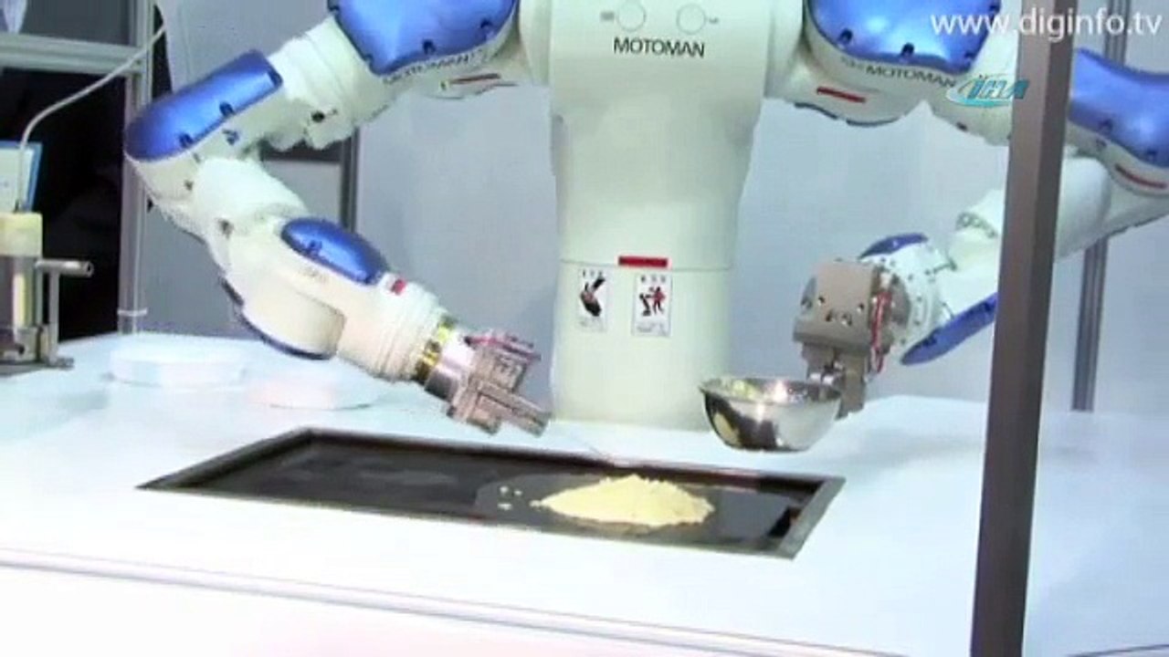 Ev hanımı gibi robot!