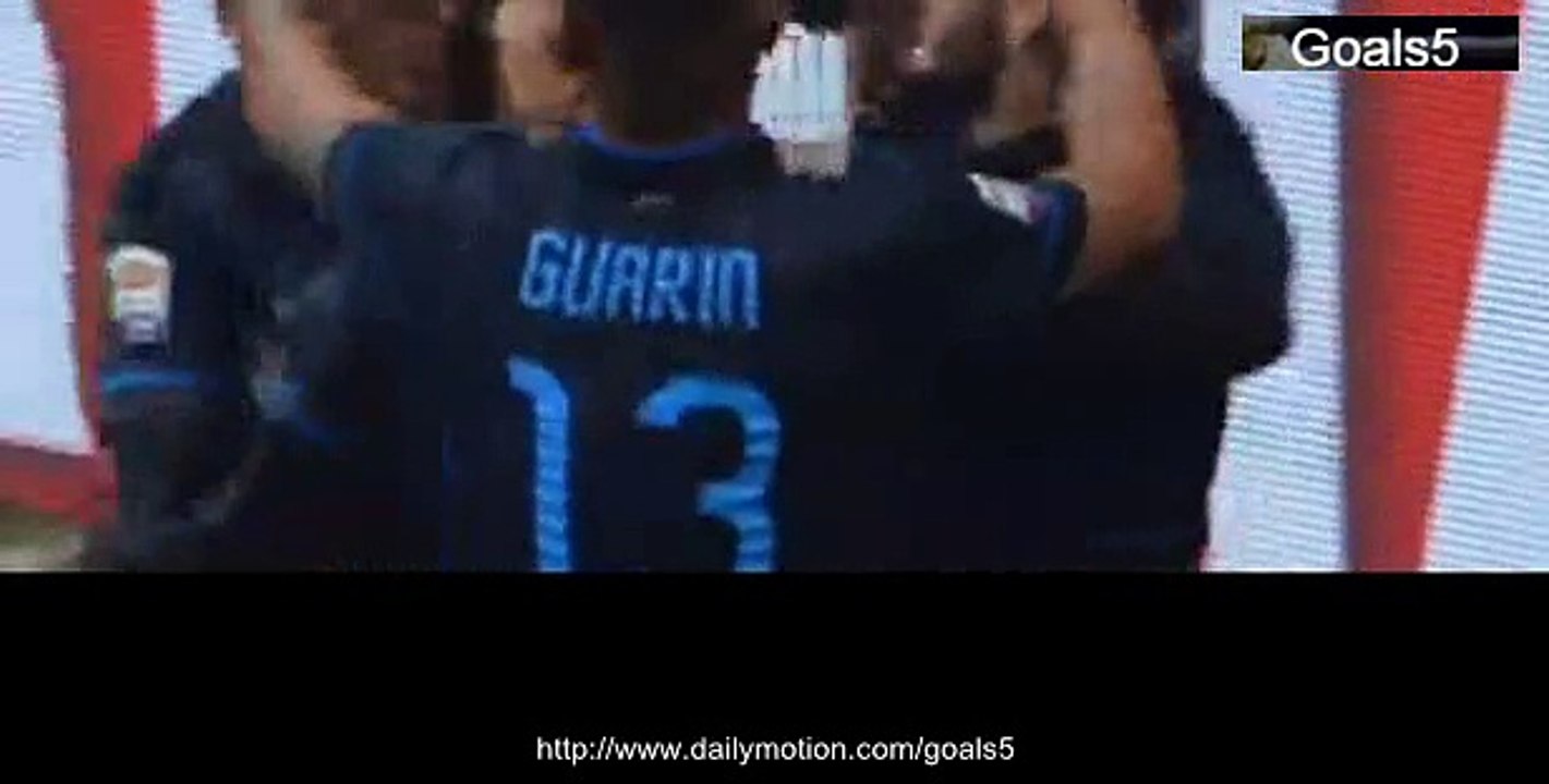 Rodrigo Palacio Goal Inter Milan 1 - 0 Genoa Seria A 11-1-2015