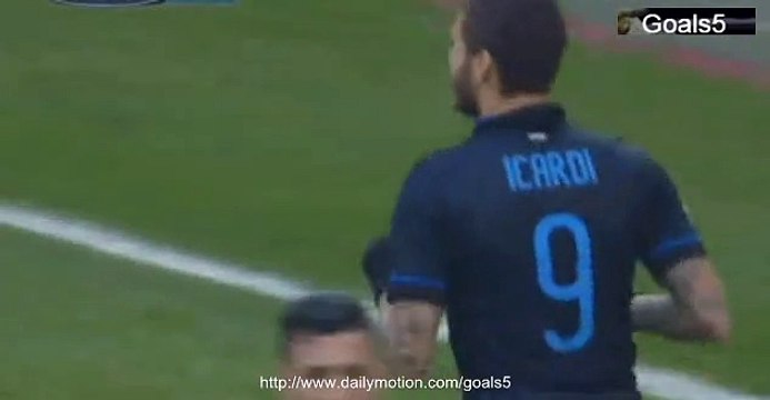 Mauro Icardi Goal Inter Milan 2 - 0 Genoa Seria A 11-1-2015