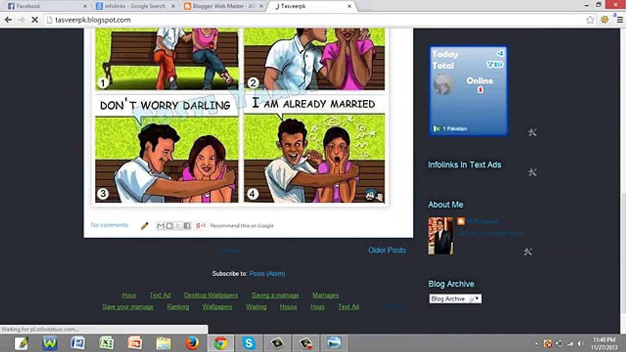 How To Make Money From Infolinks video tutorial in urdu