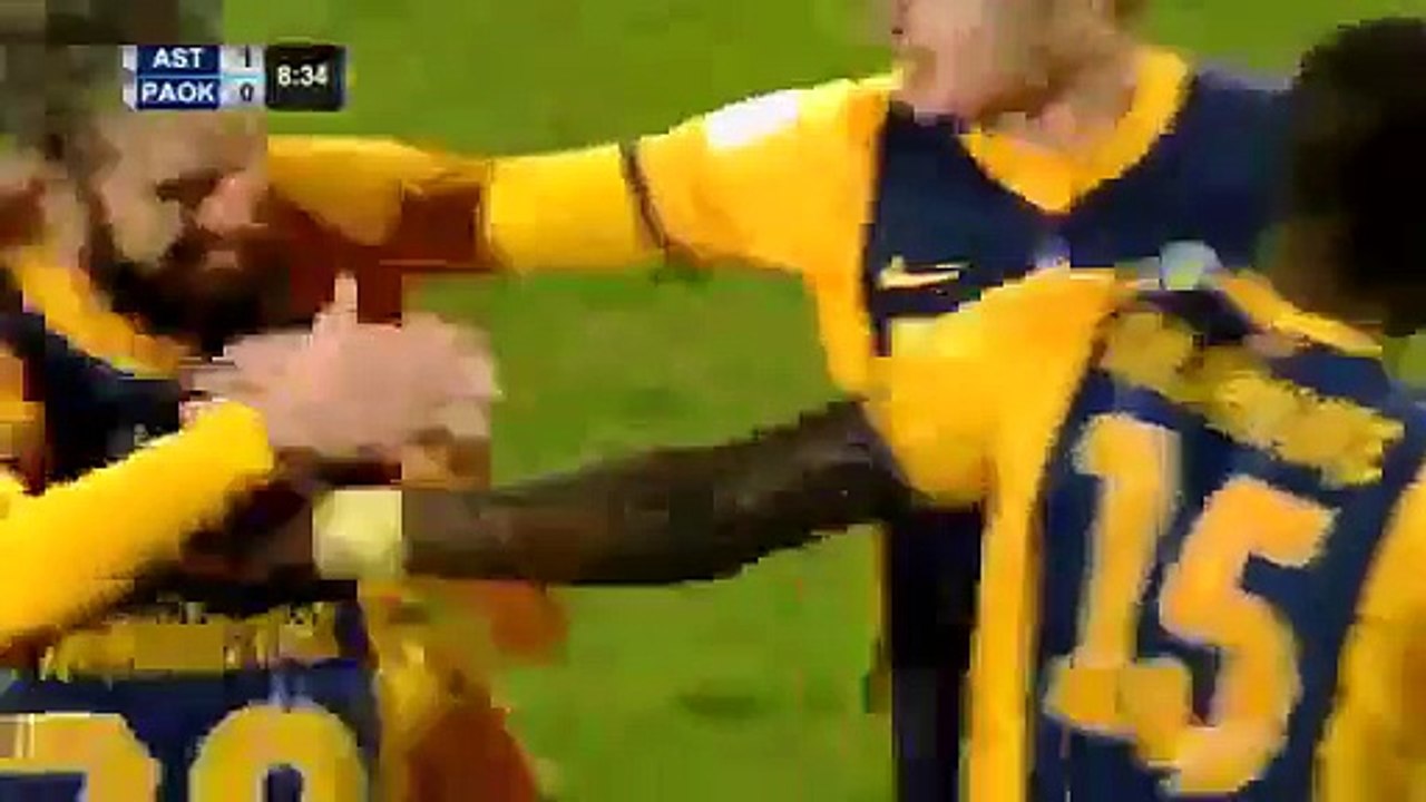 Asteras Tripolis 3 - 0 PAOK All goals  Greece Super League 10.01.2015