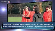 Chelsea prepare to face Napoli - Villas-Boas calls for public backing - Feb 21