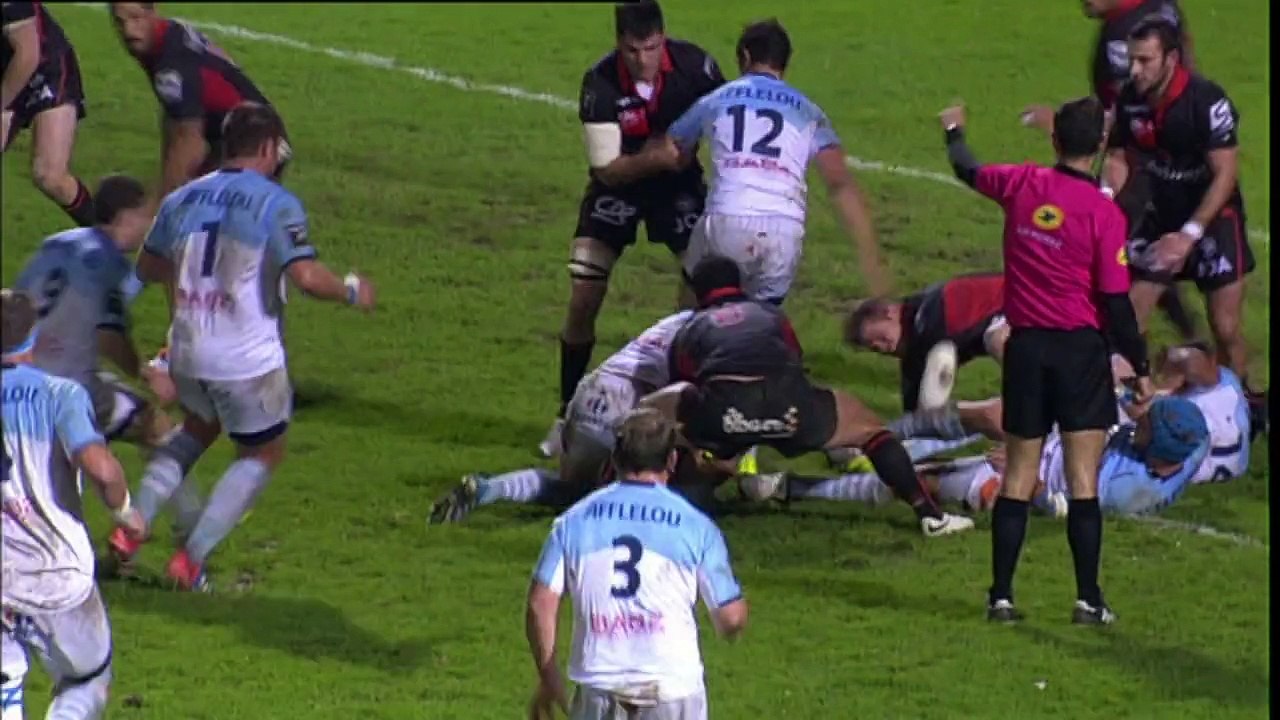 TOP14 - Bayonne-Lyon: Essai Marvin O'Connor (BAY)  - J16 - Saison 2014/2015