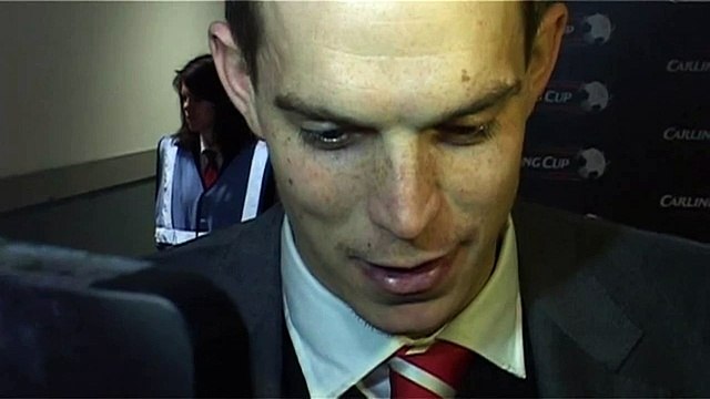 Daniel Agger Carling Cup Reaction - Liverpool 2-2 Cardiff City (3-2 on penalties)