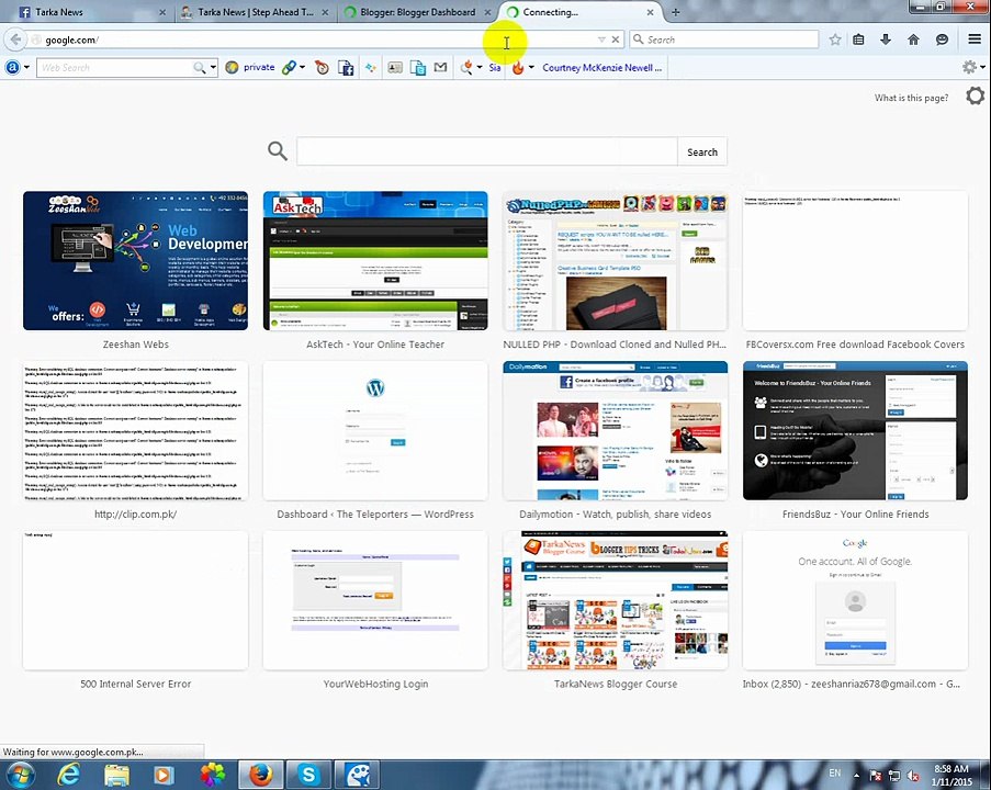 Writting Unique articles and Content on your Blogger TarkaNews