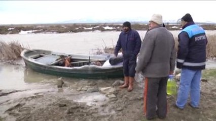 Avcıları Taşıyan Tekne Alabora Oldu