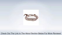 Stainless Steel 4mm Rose Quartz Beads and Tan Leather Cord Double-Wrap Bracelet Review