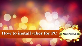 How to Use Viber on PC in Urdu & Hindi Video Tutorial - Urdu & Hindi Video Tutorial