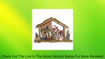 Kurt Adler Wooden Stable with 10 Resin Figures Nativity Set Review