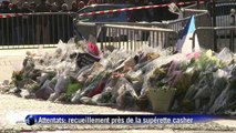 Attentats: recueillement devant la supérette casher