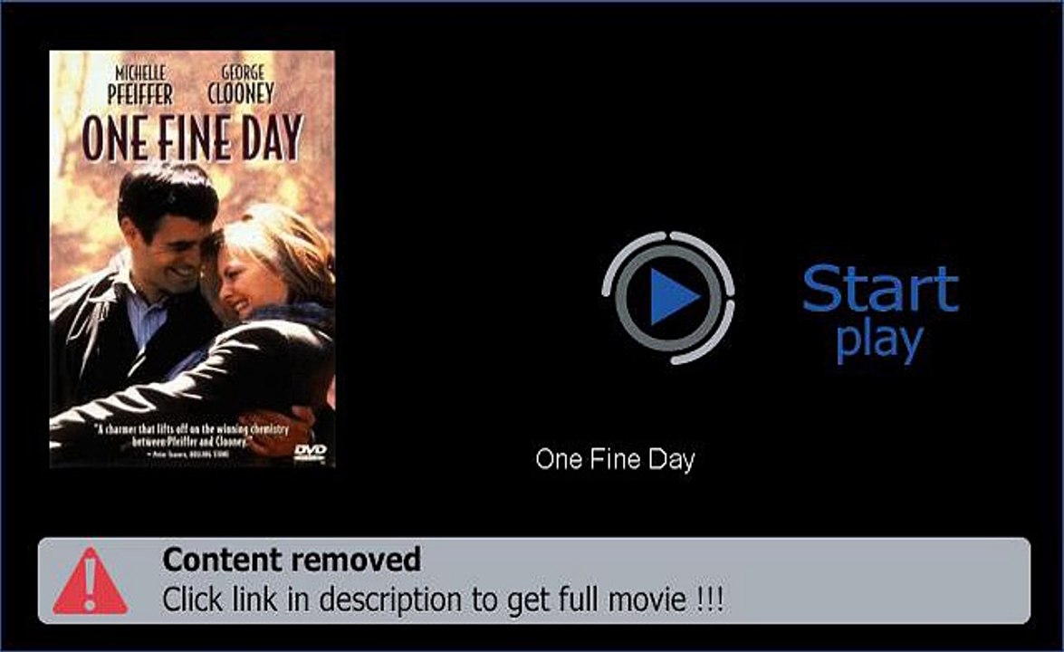 One Fine Day DVD Online Streaming