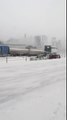 Most frightening car pile-up on Michigan ICY roads