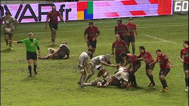 TOP14 - Oyonnax-Montpellier: Essai Timoci Nagusa (MON) - J16 - Saison 2014/2015