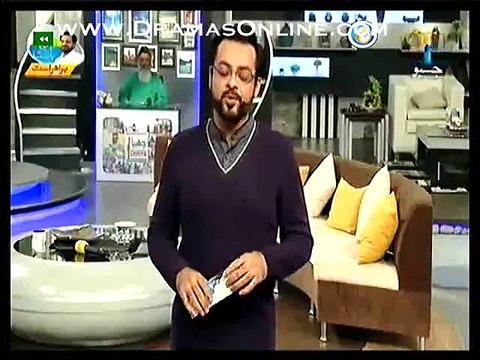 Amir Liaquat Praising Asif Ali Zardari and Altaf Hussain in a Live Show