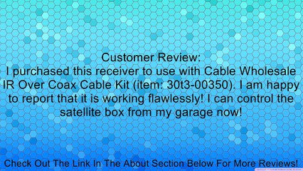 Surface Mount Mini IR Receiver (dual band) (332-600) - Review