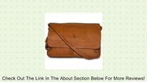 MLB Tan Leather Laptop Messenger Bag Review