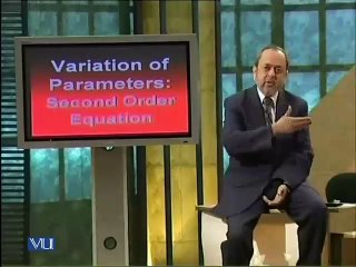 Lec20 Lec 20: Mastering Variation of Parameters for Differential Equations 📚