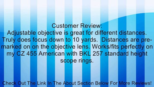 Nikon Prostaff Target EFR 3-9x40 AO Matte Precision Reticle, Black Review