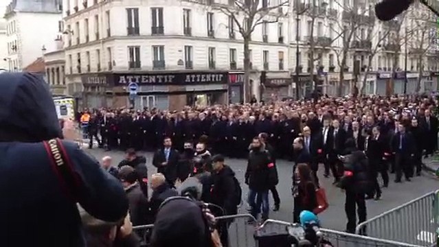 Paris : défilé des chefs d'Etat en hommage à Charlie Hebdo