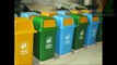 Thùng rác nhựa composite, thùng rác cố định, thùng rác công cộng
