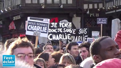 Plus de 20 000 personnes à Troyes pour le rassemblement d'unité nationale