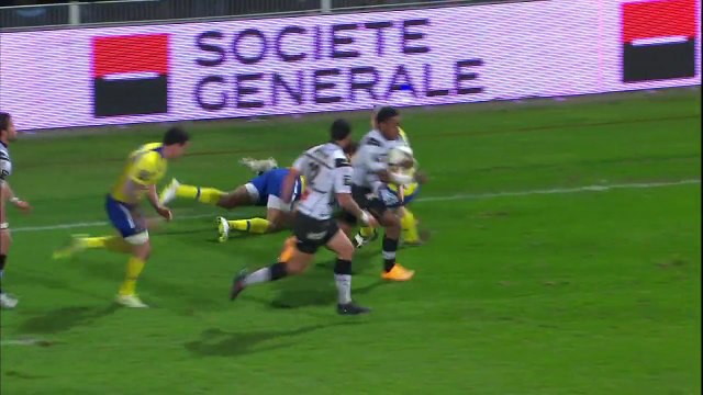 TOP14 - Clermont-Brive: Essai Benito Masilevu (BRI) - J16 - Saison 2014/2015