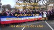 manifestation #JeSuisCharlie à Avranches : discours des élus - dimanche 11 janvier 2015