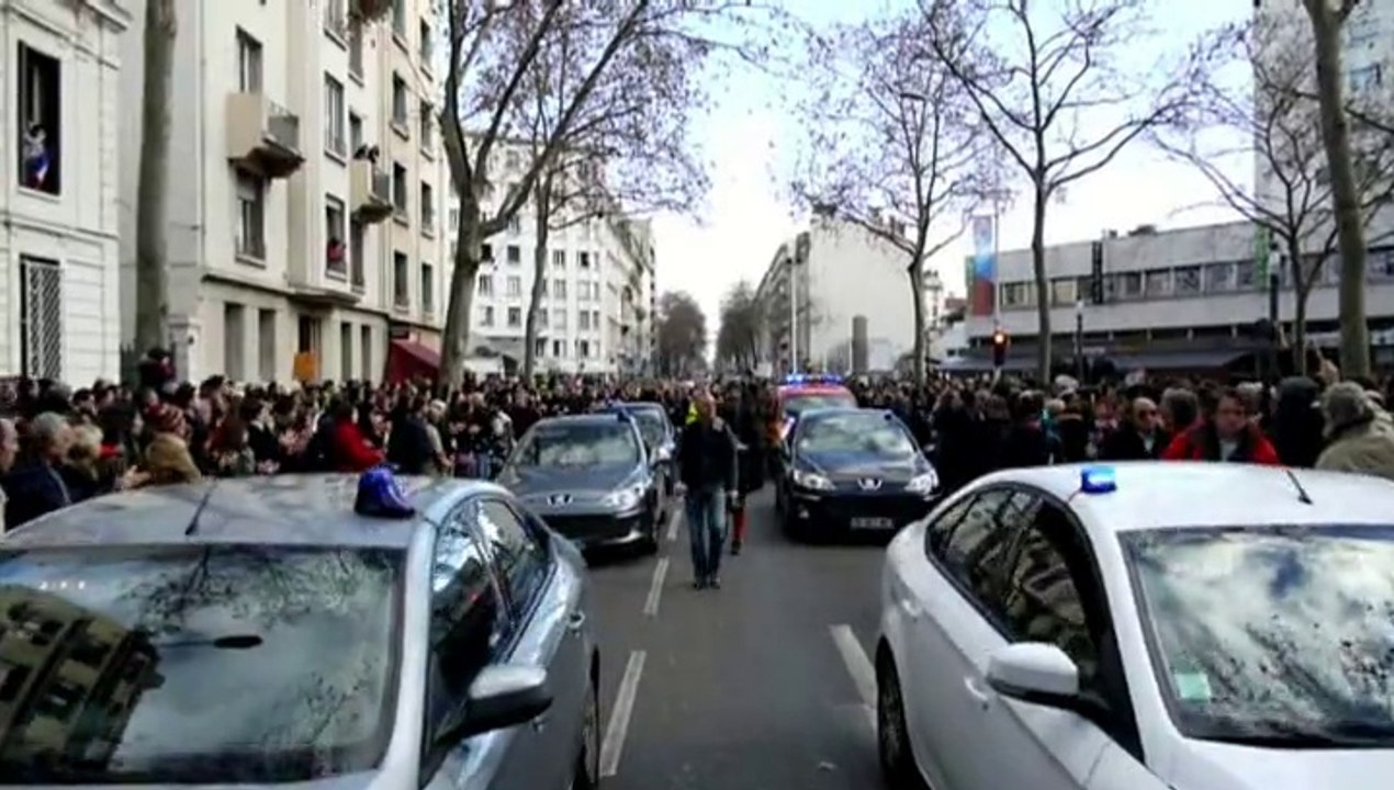 300 000 personnes à Lyon pour Charlie