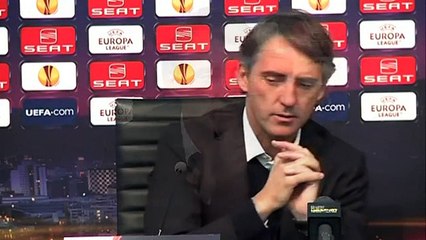 Man City vs Sporting 3-2 (3-3 agg.) - Mancini Takes Blame for City's Exit