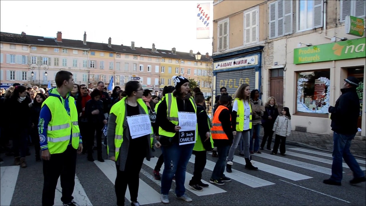 Marche. Pont-de-Vaux 11 janvier 2015.