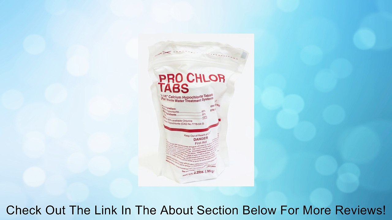 2LB. PRO CHLOR TABS Review