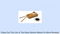 Tru Bamboo Sushi Serving Set - Includes Prep & Serving Tray, Ceramic Dish & Chopsticks Review