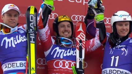 Dominant Hirscher wins third straight giant slalom race