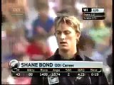 Shane Bond fastest Yorker ever - Bold Out at 141 km/hr