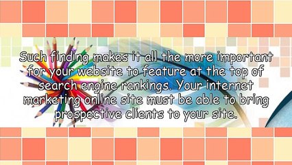 Catch eyeballs with your website for internet marketing online!