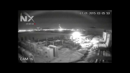 Désintégration d'une météorite dans le ciel mercredi à Bucarest, Roumanie