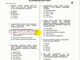 ilh2004 İslam Mezhepleri Tarihi 2014-2015 Güz Ara Sınavı Soru ve Cevapları