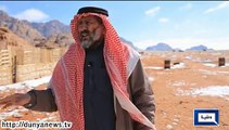 Saudi Arabia- Saudi Desert cover up with heavy snow