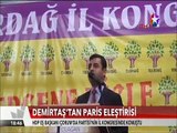 Demirtaş Çorum'da Başbakan Davutoğlu'nun Paris yürüyüşünü eleştirdi