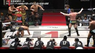 Novus (Jiro Kuroshio, Koji Doi, Rionne Fujiwara & Yusuke Kodama) vs. Andy Wu, Daiki Inaba, Hiroki Murase & Yasufumi Nakanoue
