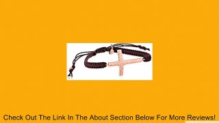 Tai Rose Gold Cross, Brown Cord Easy Pull Bracelet Review