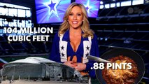 The Dallas Cowboys cheerleaders explain the craziest facts about AT&T Stadium