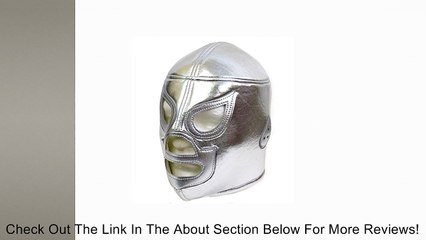 SANTO Adult Lucha Libre Wrestling Mask (pro-fit) Costume Wear - Silver Review